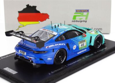 ミニカー 1/43 Falken Porsche 911 GT3 R (992) 2024 1:43 Porsche 911 (992) GT3 R Falken Motorsports No.44 24h