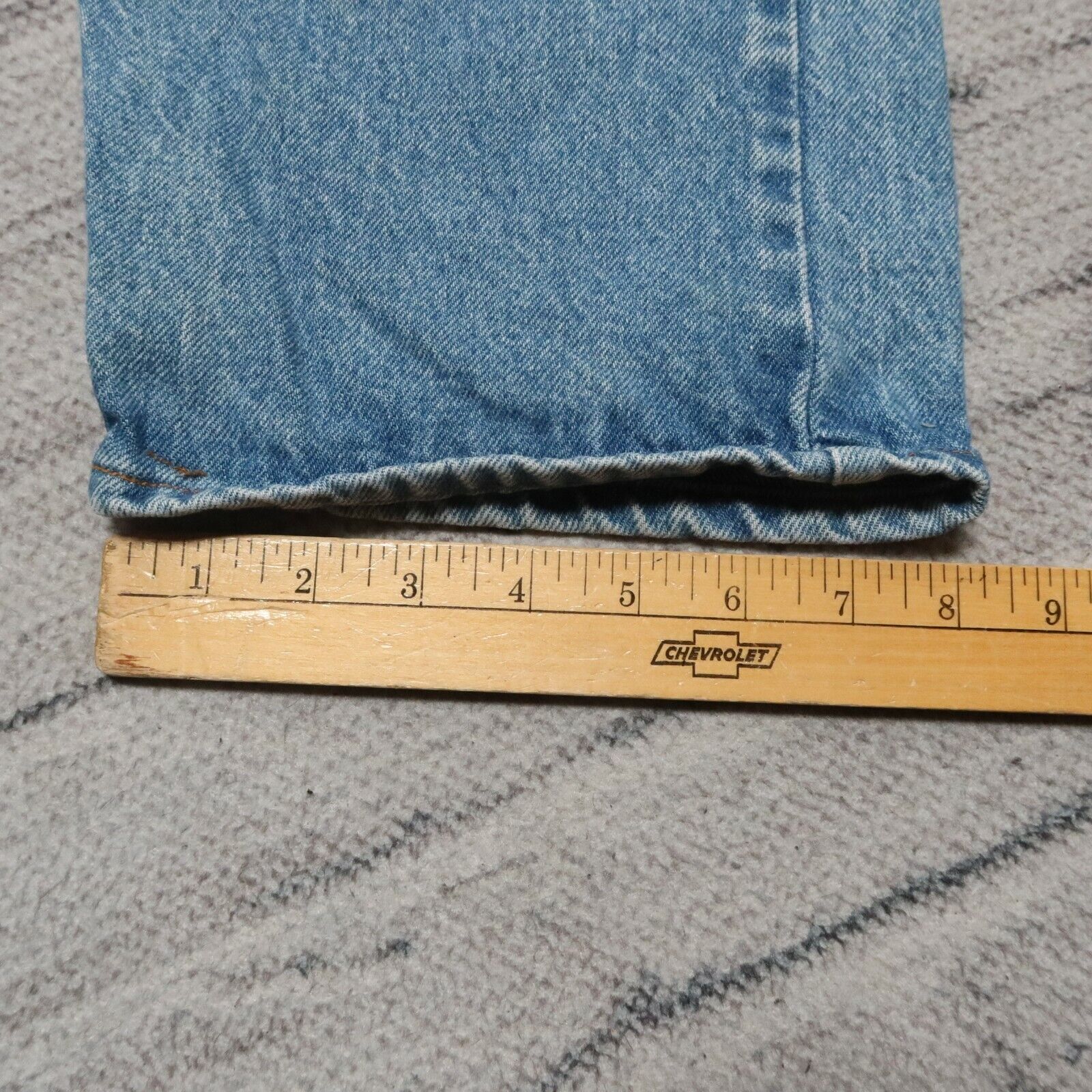 Vintage 90s Levis 505-0213 Denim Jeans Made in USA 37 Light Wash