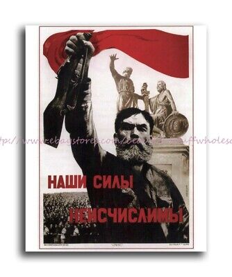 WAR PROPAGANDA WW2 NKVD ANNIVERSARY SOVIET UNION VINTAGE ADVERT POSTER 2749PY