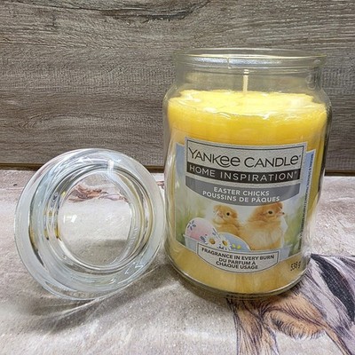 Yankee Candle Large Jar Easter Chicks Retired Scent 538g 2017 Pour VHTF Neu