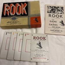 Parker Brothers 1943 Vintage Rook Card Game Set W/ Instructions Complete