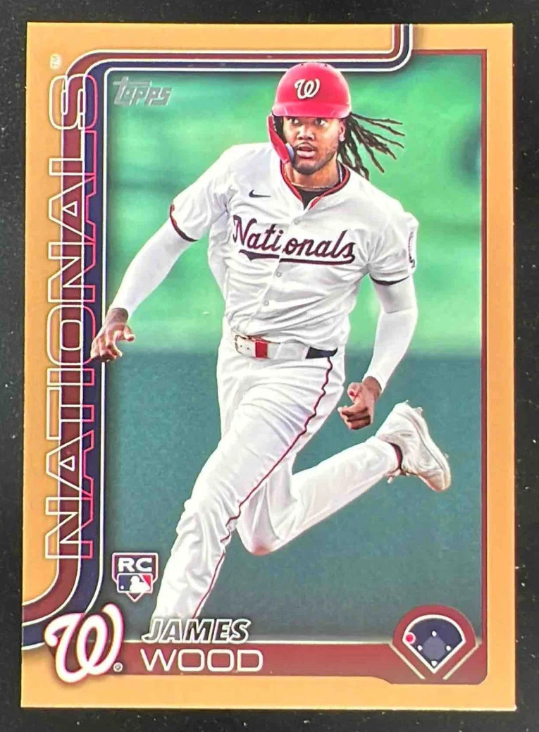 2025 Topps Gold #181 James Wood RC /2025