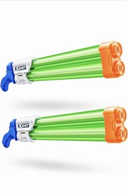 Xshot Dual Stream Water Blaster 2 Pack ZURU Kids Adults Outdoor Toy