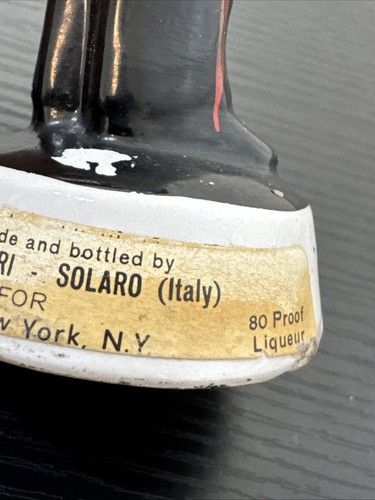 Vtg 9” Liquore Galliano Ceramic Decanter Empty Italian Carabinieri by Coronetti - Picture 9 of 17