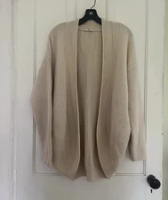 CO Brand Women’s Size S Cozy Cocoon Cardigan 70% Wool/30% Cashmere & Pockets