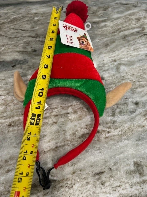 Equipo de Compañero Mascota Elfo Sombrero Navidad Nuevo Con Etiquetas Foto 4 de 4