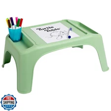 LAPGEAR Turtle Table Kids Flexible Seating Lap Desk Tray with Storage for Sna