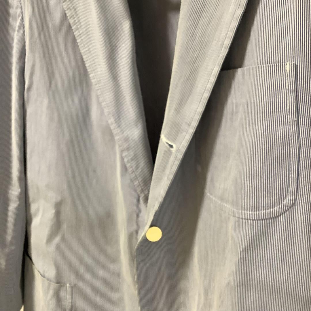 Striped tailored jacket J-PRESS Gold buttons | eBay