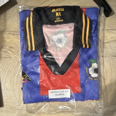 NYC World Cup Soccer Jersey Kit XL Orange Blue Yellow KNICKS EDITION *UNOPENED*