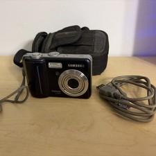 Samsung Digimax S500 Digital Camera 5.1 MP 3X Zoom LCD Flash Point Shoot Works 