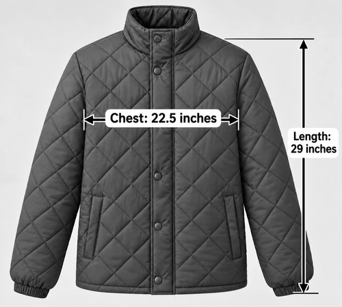 Relwen Insulated Tanker Jacket Men's Sz Large Blue Quilted Orange Lined Coat image 9