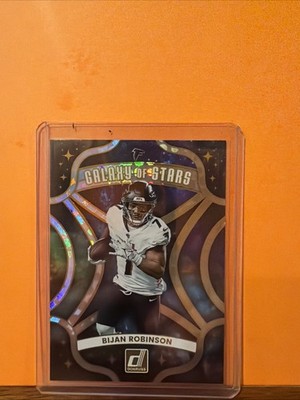 Bijan Robinson 2025 Panini Donruss #15 Galaxy of Stars SSP Case Hit Falcons