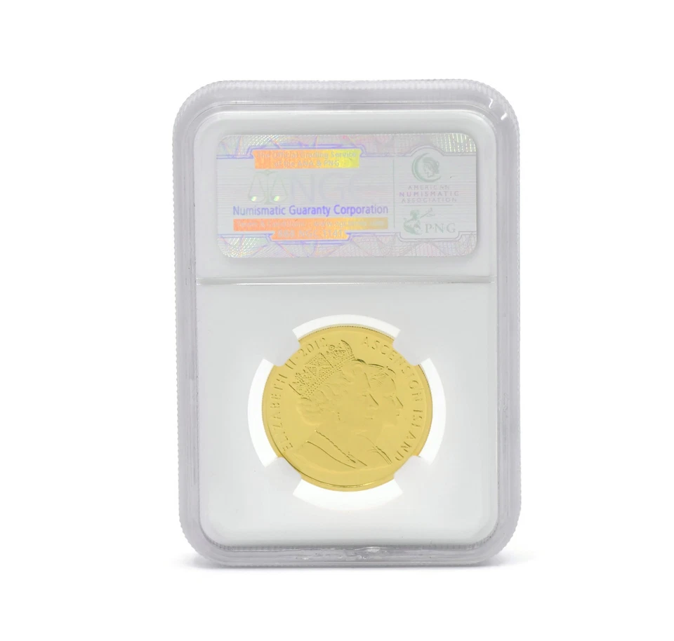 2012 Queen Elizabeth Ascension 1 OZ Gold Coin NGC PF70 Ultra Cameo - Image 2 of 2