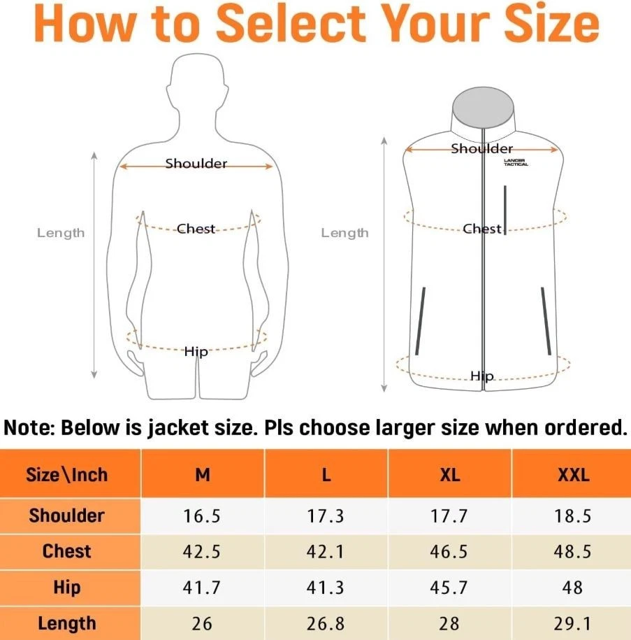 USB Heated Vest Lightweight Hunting Hiking with 10000 Mah Battery Pack - product detail image 3