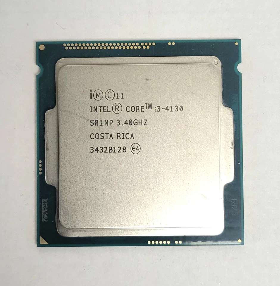 Lote de 100 - Procesador de escritorio Intel Core i3-4130 CPU SR1NP 3,40 GHz LGA-1150 Foto 2 de 3