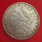 AU+ 1885 (P) Morgan Silver Dollar (1 coin) Sold As Pictured Sd18
