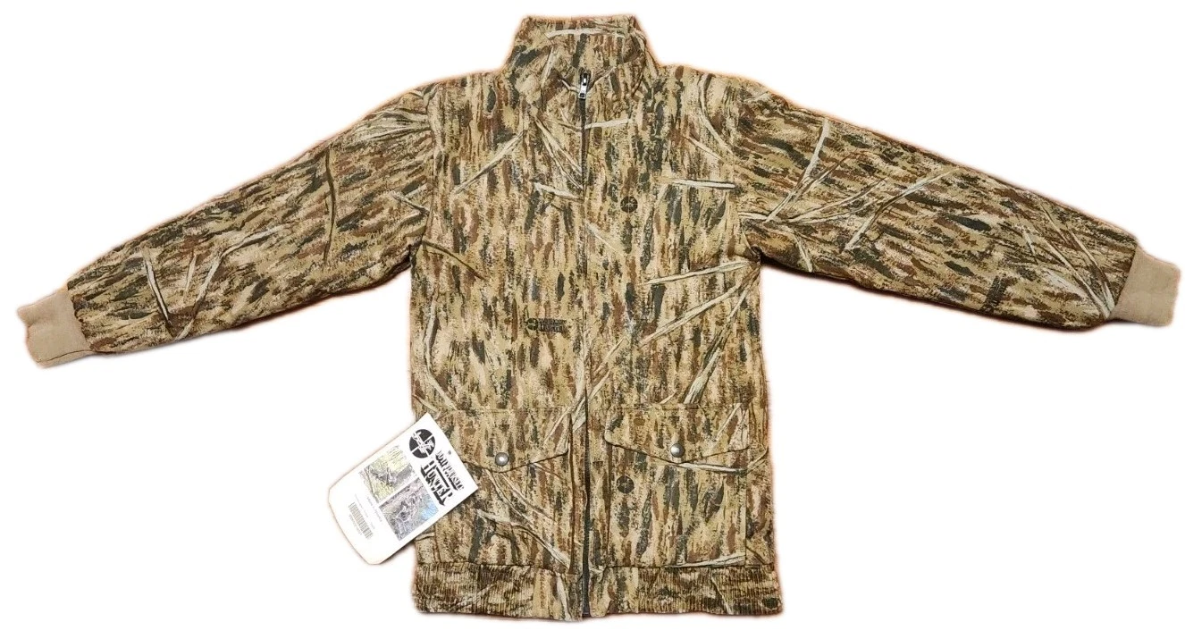 Do It Yourself Hunter Jacket Youth Boys S 6-8 Camo Coat Full Zip Outdoor USA NWT