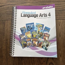 Abeka Language Arts 4 Lesson Plans Textbook