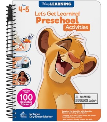 Let's Get Learning! Preschool Activities by Disney Learning: Used