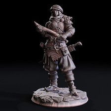 1/24 Scale Resin Figure Model Kit Mongolia Warrior Unassembled, Unpainted Model