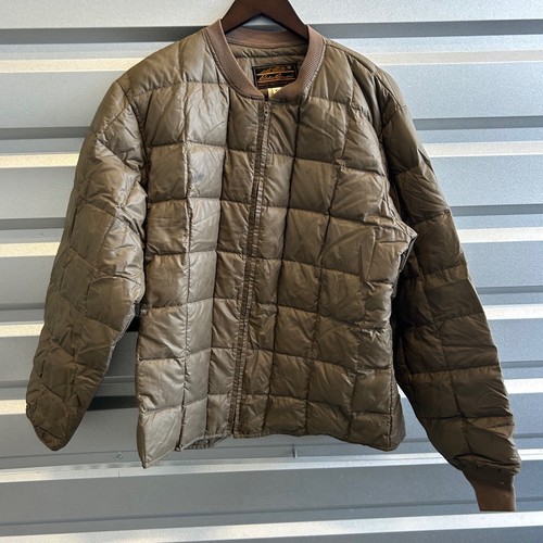 Vintage 1980's Eddie Bauer Goose Down Brown Puffer Jacket + Pants Set XL VTG - Picture 2 of 14