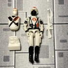 GI Joe Black Major Custom 3.75" Arctic White Cobra Officer Action Figure Set