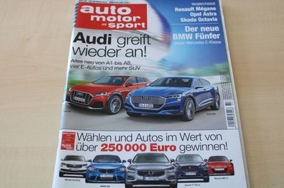 1) Auto Motor Sport AMS 22/2016 - Ferrari 488 Spider mi - Mercedes E 220 d T Ex