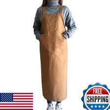 IN N ART Artist Apron / Long Apron - Gold Brown AP0000016-Brown