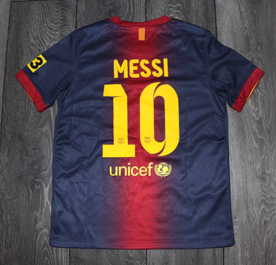 KIDS BOYS 12-13 YEARS 152-158 CM. BARCELONA 2012/13 HOME FOOTBALL