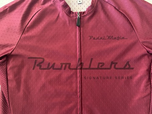 Pedal Mafia Rumblers Signature Series 2000s Mens Burgundy Cycling Shirt Medium - Foto 6 di 23