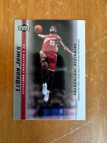 LEBRON JAMES 2003-04 UPPER DECK ROOKIE CARD RC  LAKERS CAVS HEAT