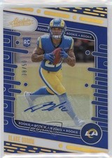 2024 Panini Absolute Rookies Blue Spectrum Signatures 8/50 Blake Corum Auto v9t