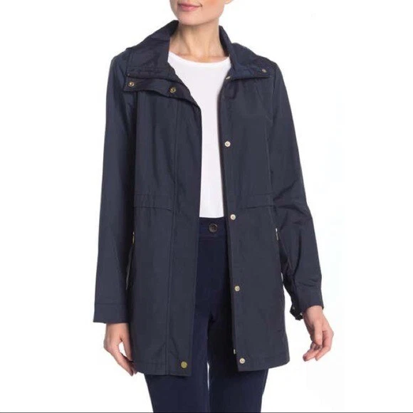 Cole haan packable hooded rain jacket new arrivals
