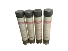 Lot of 4 Gould Shawmut TRS45R Class RK5 Fuse, 45A 600V