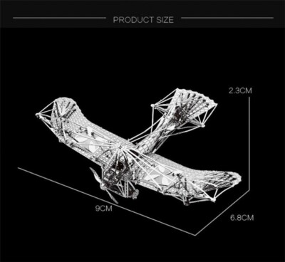 3D Laser Cut Build Creative Fascinations Flight Aviation Taube Model Kit