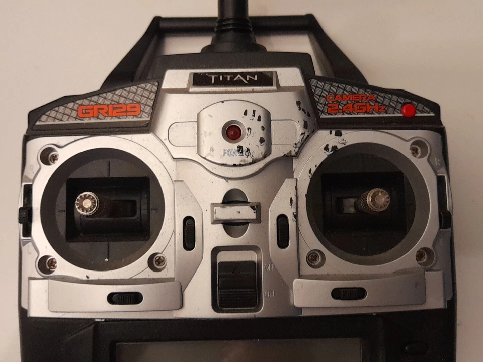 Titan GR129 MJX R/C Helicopter Controller 2.4GHZ ~ Used ~ UNTESTED - Image 3 of 4