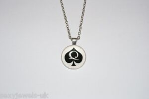 Queen Of Spades QOS Hotwife Necklace Cuckold Lifestyle Jewellery BBC Black St2