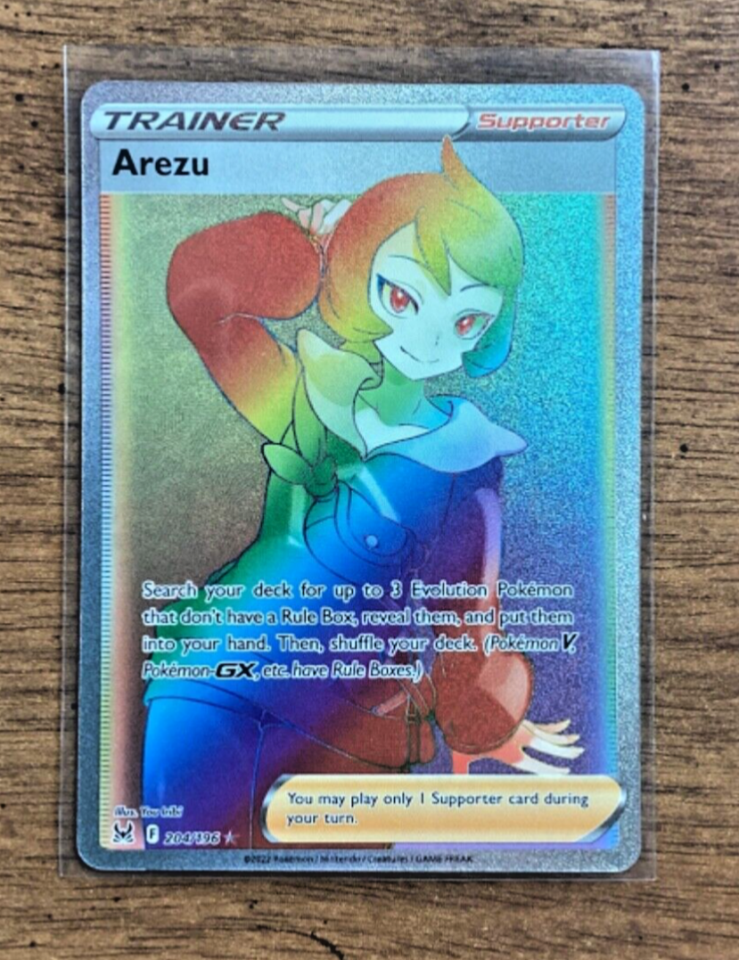 Pokémon TCG Arezu Secret Rare 204/196 Lost Origin Sword & Shield