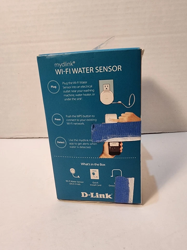 D-Link DCH-S160 Wi-Fi Water Sensor - Flood, Overflow & Leak Detector - Alarm! - Image 2 of 4