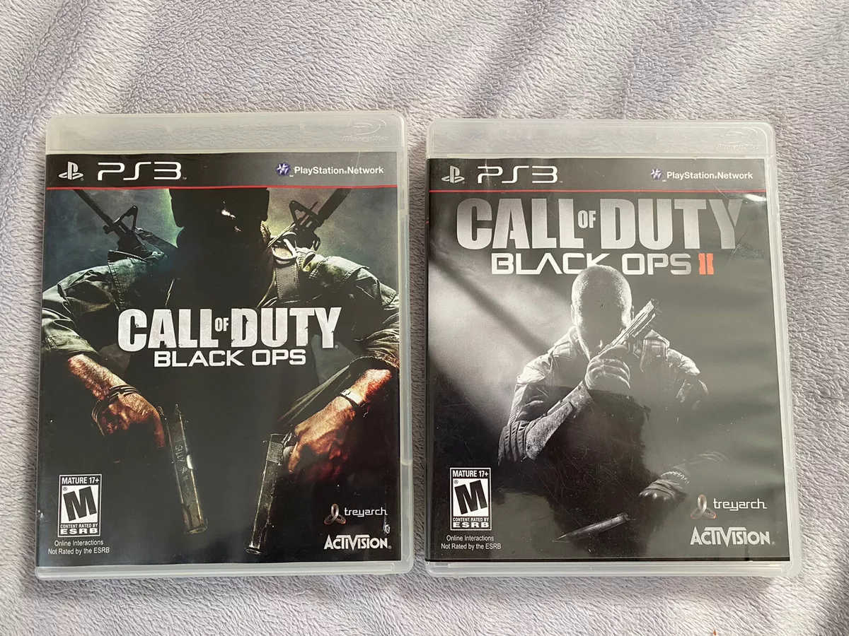 Call of Duty: Black Ops 1 and 2 (Sony PlayStation 3, PS3) Lot of 2 Games  TESTED