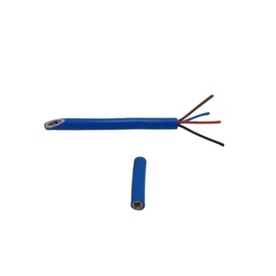 ECS CAVO 4x0,50 BOBINA MATASSA 100 METRI AUTOMAZIONE CANCELLO GARAGE GRADO 4 BLU