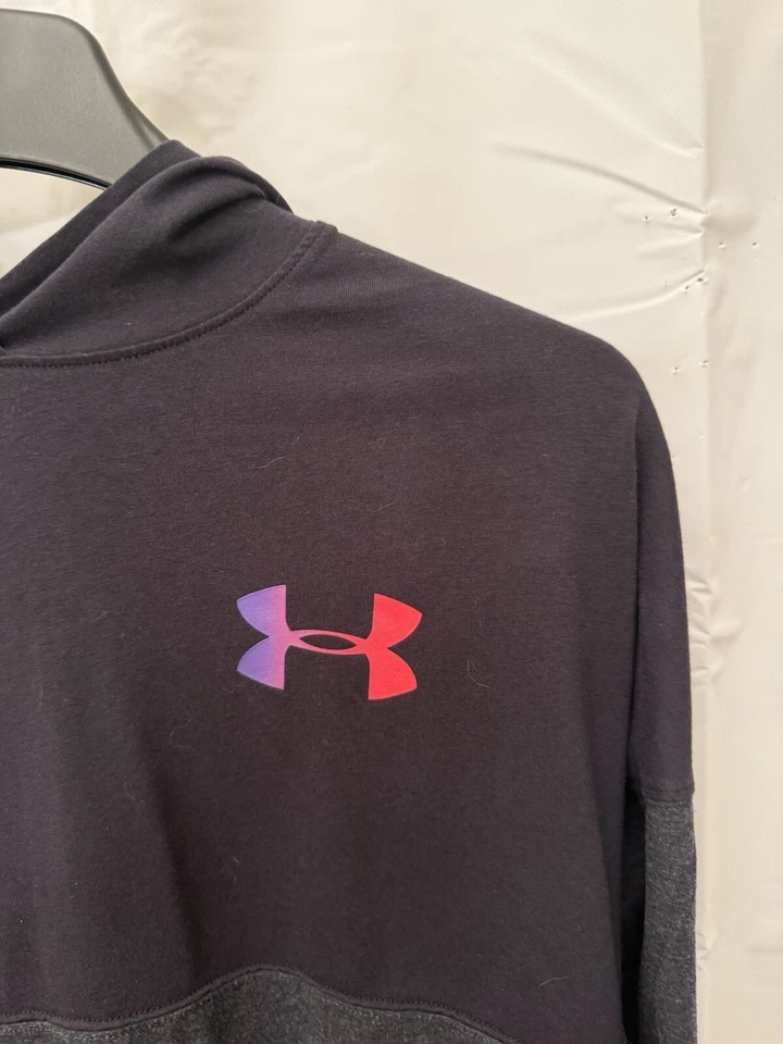 Girls Under Armour Sweatshirt And Leggings Youth Large Black - Image 2 of 4