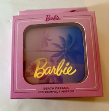 Barbie Impressions Vanity Beach Dream Led Compact Mirror (New In Box)