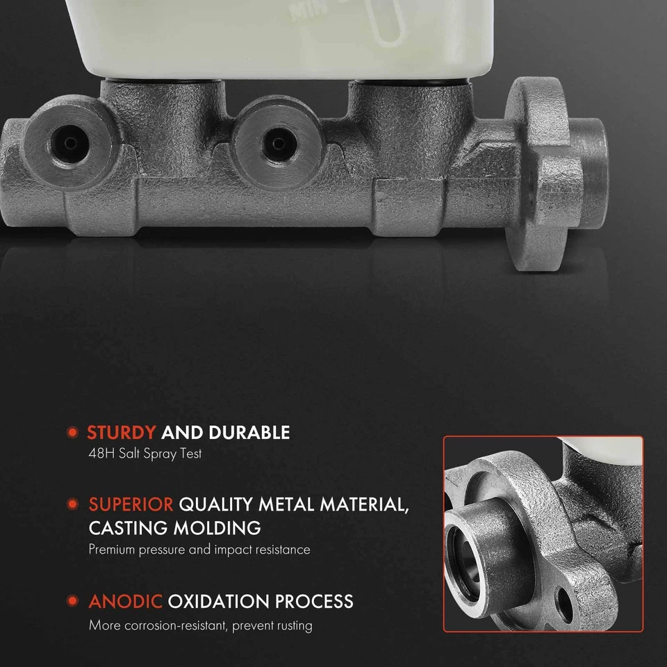 Brake Master Cylinder w/ Reservoir for Buick Riviera 79-81 Cadillac Olds Pontiac - Image 2 of 4