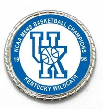 Tribute Coin Kentucky Wildcats 1996  Mens Basketball Championship Champs
