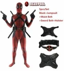 Deadpool Cosplay Costume Jumpsuit Men Kids Bodysuit Zentai Suit Christmas Gifts