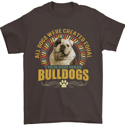 A Bulldog Dog Herren T-Shirt 100% Baumwolle