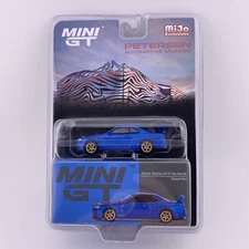 Nissan Skyline GT-R Top Secret - Bayside Blue - MINI GT 00531 - Petersen Museum