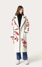 Valentino Red Embroidered Coat Jacket- With Tags- Rrp$15,000 Usd + Tax