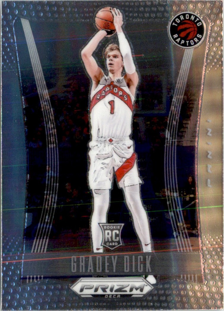 Gradey Dick 2023-24 Panini Prizm Deca RC #160 Toronto Raptors